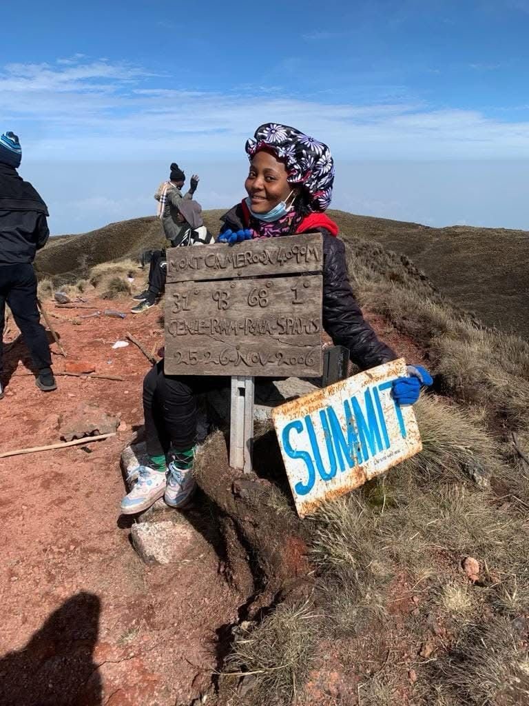 Summit view from Mount Fako